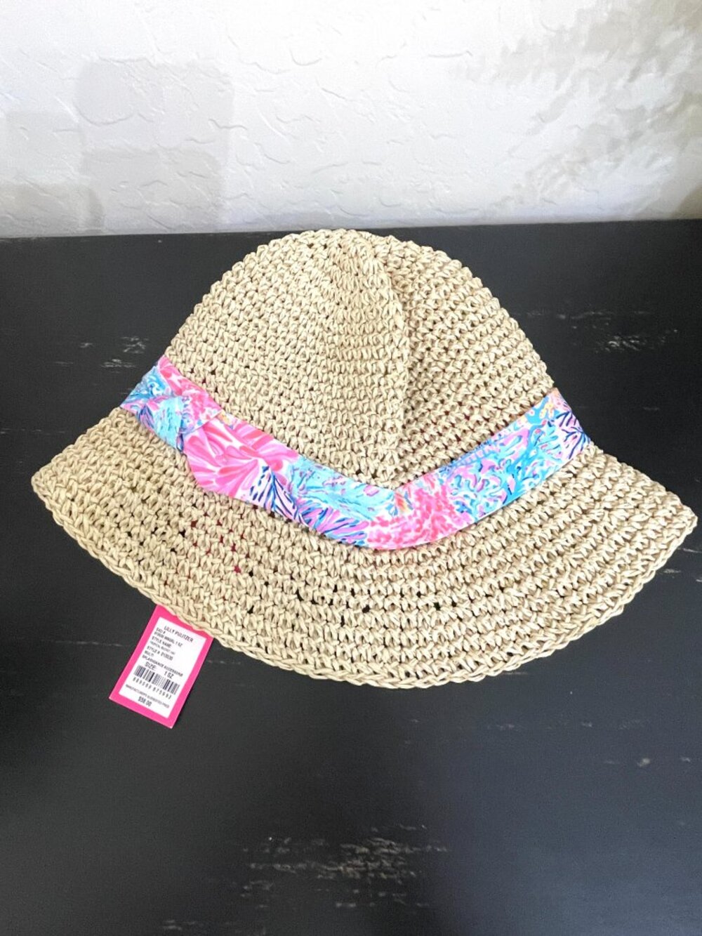 New Lilly Pulitzer Tropical Bucket Hat Multi Splashdance Beach Sun